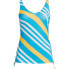 Фото #7 товара Women's Chlorine Resistant Adjustable Underwire Tankini Swimsuit Top