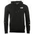 Puma Pipe Sports Logo Pullover Hoodie Mens Black Casual Outerwear 84736251