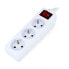 Фото #1 товара Power strip Lanberg with switch white - 3 sockets - 1,5m