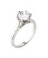 ფოტო #1 პროდუქტის Moissanite Solitaire Engagement Ring 1-1/2 ct. t.w. Diamond Equivalent in 14k White Gold or 14k Yellow Gold