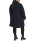 Фото #2 товара Women's Plus Size Notched-Collar Double-Breasted Cutaway Coat