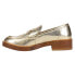 Фото #3 товара Chinese Laundry Porter Metallic Loafers Womens Gold BPRD2AP8D