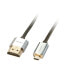 HDMI to Micro HDMI Cable LINDY 41680 50 cm Black/Grey