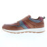 Фото #9 товара English Laundry Lohan EL2623L Mens Brown Leather Lifestyle Sneakers Shoes