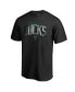 ფოტო #3 პროდუქტის Men's Black Milwaukee Bucks Arch Smoke T-shirt