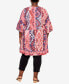 Фото #3 товара Plus Size Harper Print Tunic Top