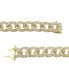 ფოტო #3 პროდუქტის Mens' Diamond Curb Link Bracelet (6 ct. t.w.) in 10k Gold