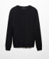 Фото #6 товара Men's 100% Merino Wool V-Neck Sweater