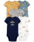 Фото #10 товара Baby 5-Pack Short-Sleeve Bodysuits NB