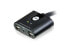 Фото #1 товара ATEN 4-Port USB 2.0 Peripheral Sharing Device - Black, Распределитель USB 2.0 на 4 порта ATEN