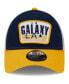 ფოტო #2 პროდუქტის Men's Navy, Gold LA Galaxy Patch 9FORTY Trucker Snapback Hat