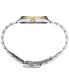 ფოტო #2 პროდუქტის Men's Essentials Two-Tone Stainless Steel Bracelet Watch 37mm