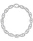 ფოტო #1 პროდუქტის Cubic Zirconia Pavé Mariner Link Chain Bracelet
