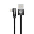 Фото #2 товара Kątowy kabel przewód z bocznym wtykiem USB Iphone Lightning 2m 2.4A czarny