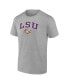 Фото #3 товара Men's Steel LSU Tigers Campus T-shirt