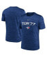 Фото #2 товара Men's Royal Toronto Blue Jays Wordmark Velocity Performance T-shirt