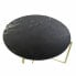 Side table DKD Home Decor Black Golden Marble Iron (81 x 81 x 44 cm)