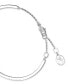 ფოტო #3 პროდუქტის Silver-Tone Mesmera Crystal Bangle Bracelet