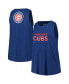 Фото #1 товара Women's Royal Chicago Cubs Plus Size Tank Top