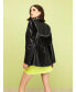 Фото #6 товара Women's Fringed Faux Leather Jacket