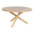 Фото #1 товара Обеденный стол Home ESPRIT Натуральный Деревянный Резиновый 137 x 137 x 75 cm