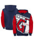 ფოტო #1 პროდუქტის Big Boys Navy, Red Cleveland Guardians Postcard Full-Zip Hoodie Jacket