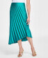 Women's Asymmetric Pleated Skirt, Created for Macy's