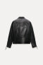 Zw collection leather jacket with zips