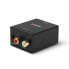 Lindy TosLink (Optical) & Coaxial to Phono DAC - 51 mm - 26 mm - 41 mm - 78 g - 0 - 70 °C - -10 - 80 °C