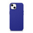 Фото #1 товара Skórzane etui iPhone 14 Plus magnetyczne z MagSafe Litchi Premium Leather Case granatowy