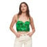 Фото #1 товара SUPERDRY Satin Brocade Crop Corset sleeveless T-shirt