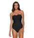 Фото #1 товара Helen Jon 294312 Twist Bandeau One-Piece Black XL