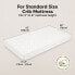 Фото #8 товара 2pk Soothe Fitted Crib Sheets Neutral, Organic Baby Crib Sheets, Fits Standard Nursery Baby Mattress