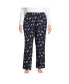 Фото #1 товара Women's Plus Size Print Flannel Pajama Pants