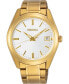 ფოტო #1 პროდუქტის Men's Essentials Gold-Tone Stainless Steel Bracelet Watch 40.2mm