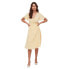 Фото #1 товара VILA Ovie Wrap Short Sleeve Midi Dress