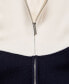 Women's Zip Neck Jumper Синий, L - фото #3