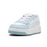 Фото #3 товара Puma Carina Street Perforated Lace Up Toddler Girls Blue, White Sneakers Casual