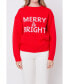 ფოტო #1 პროდუქტის Women's Merry and Bright Holiday Sweater