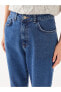 Фото #9 товара LCW Jeans Yüksek Bel Mom Fit Cep Detaylı Kadın Rodeo Jean Pantolon