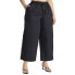 ფოტო #1 პროდუქტის Plus Size Drawstring Straight Leg Pant