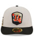 Фото #3 товара Men's Stone, Black Cincinnati Bengals 2023 Salute To Service Low Profile 59FIFTY Fitted Hat