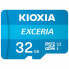 Фото #2 товара Карта памяти микро-SD с адаптером Kioxia Exceria UHS-I Класс 10 Синий 32 GB