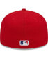 Фото #5 товара Men's Red St. Louis Cardinals 2023 MLB World Tour: London Series Flag 59FIFTY Fitted Hat
