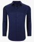 Фото #1 товара Men's Solid Slim Fit Wrinkle Free Stretch Long Sleeve Button Down Shirt