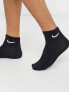 Nike Training Everyday Lightweight 3 pack ankle socks in black