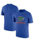 ფოტო #4 პროდუქტის Men's Heathered Royal Florida Gators Team Football Legend T-shirt