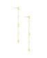 ფოტო #2 პროდუქტის Freshwater Pearl and Glass Linear Drop Earrings