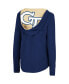 Women's Navy Georgia Tech Yellow Jackets Catalina Hoodie Long Sleeve T-shirt