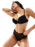 Ann Summers Sexy Lace padded balconette bra in black